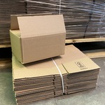 Ca. 1500x Verzenddozen 20x15x10cm, bruin