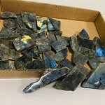 Ca. 36x Labradoriet plakjes