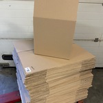 Pallet ca.105 verzenddozen 40x40x40cm, Wit