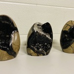 3x Wilde septarie geode