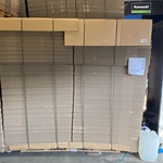 Ca. 150x Grote verzenddozen 100x100x40cm dubbelgolf, bruin