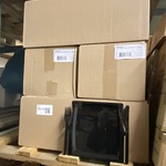 Ca. 990x luxe party evenementborden met bestek, zwart