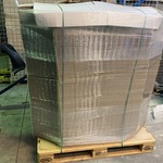 Pallet met Traydoos 50x28x19cm Bruin