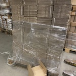 Ca. 480x Verzenddozen 25x25x22cm, bruin