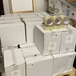 Ca. 13x Dozen a 36 rollen plakband lowe noise, transparant