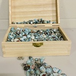 Kilo Larimar trommelsteen