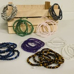 Ca. 40x Kogelarmbanden voor kinderen 4mm