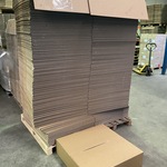Ca. 350x Grote verzenddozen 80x40x20cm, bruin