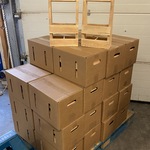 62 Geschenkverpakking voor fles (hout)