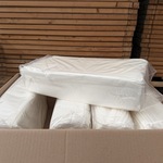 Ca. 4000x Tex handdoeken interfold wit smooth 55 gr/m² 42 x 38 cm