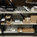 3x Inhoud stellingvak diversen w.o. verlichting W.o. Philips, Siemens