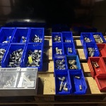 Ca. 23x Stapelbak met diverse koppelingen