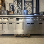 Horeca rvs elektrische bakwand