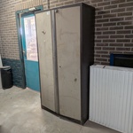 Werkplaatskast met inhoud