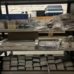 3x Inhoud stellingvak W.o. Geberit, Hager