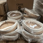 Ca. 34x Set van 2 manden (diameter 30 en 33 cm) CRATE & CARGO