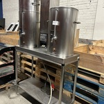 Koffiezetinstallatie met twee containers op onderstel, Animo ComBi-lin