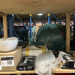 6x Badkamer/sanitair accessoires en toebehoren w.o. waskom, kraan