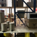 Partij huishoudelijke artikelen w.o. magnetron W.o. Brabantia, Severin