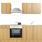 Design keuken met apparatuur, Rudy, eiken