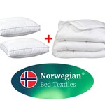 3 delige beddengoed-set Norwegian, 2 kussens + dekbed