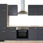 Design keuken met apparatuur, Maxime, antraciet
