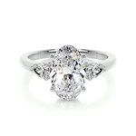 Witgoud ring – 3.10ct Diamant ( IGI Gecertificeerd )