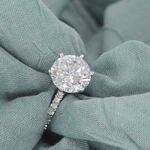 Witgouden ring met een diamant van 3.00 carat