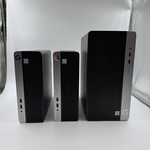 3x Desktop, HP, 2x ProDesk 400 G5 SFF & 1x ProDesk 400 G6 MT, Zwart, 2