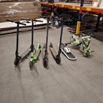 4x Elektrische step en 1x hoaverboard