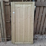 3x Tuinscherm Hillhout, Grenen