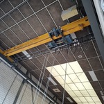 2x Bovenloopbaan met loopkat, incl. evenaar, Demag