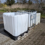 3x Opengewerkte IBC container