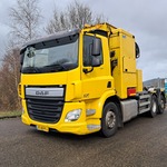 Vuilniswagen met zijlader, DAF, CF 290 FAN, 2014