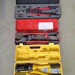 2x Popnageltang en 1x krimptang