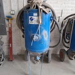 Straalketel met gelaatbescherming Sybrandy, bouwjaar 2008