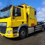 Vuilniswagen met zijlader, DAF, CF 290 FAN, 2014