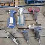 6x Pneumatisch gereedschap