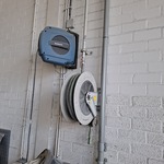 2x Luchthaspel en 2x stroomhaspel o.a. Nedermann