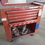 Gereedschapswagen met inhoud