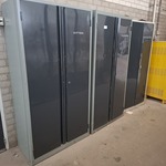 3x Magazijnkast met inhoud