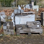 Partij pallisade blokke