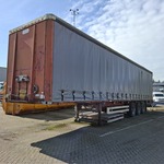 Vrachtwagen trailer van Hool, 3B2014, bouwjaar 2002