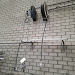 2x Luchthaspel en 2x stroomhaspel o.a. Nedermann