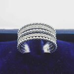 Witgouden rijring met diamanten