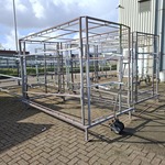 7x hulpstuk/stelling t.b.v. spuitcabine