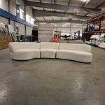 Sofa | 3,5 Seater, arm left, Rivièra Maison, San Remo , Wit