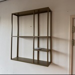 Wandrek, goudkleurig, cold roll steel