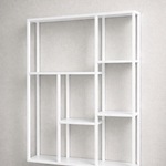 Wandrek, wit, cold roll steel