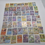 Ca. 56x Zeldzame en vintage Pokémon kaarten